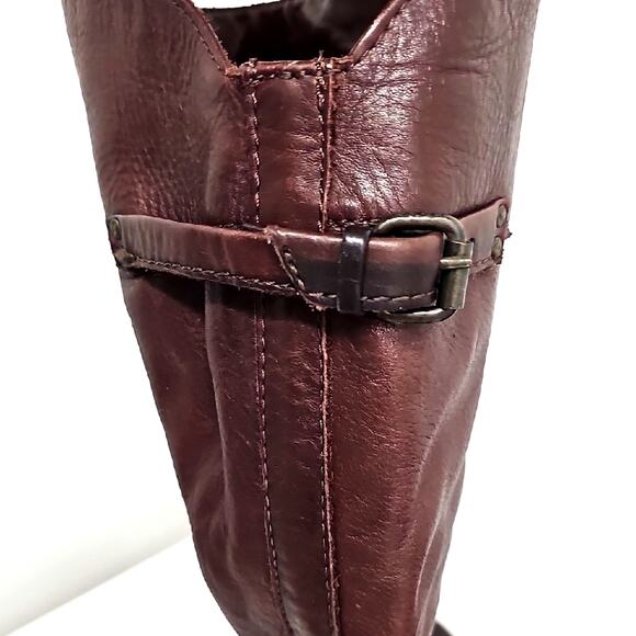 FRYE Phillip Riding Brown Equestrian Knee High Leather Boots Women's Size 10B - Picture 9 of 12